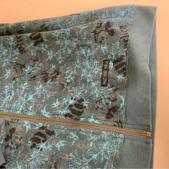 Walt Disney World Y2K Ribbed Mickey Mouse Print Zip Up Hoodie Size XL - Picture 11 of 13